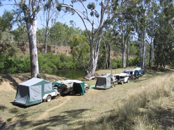 Campsites suitable for camper-trailers